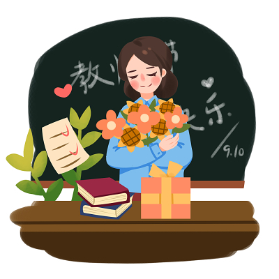 老師學生教師節(jié)學生兒童人物素材